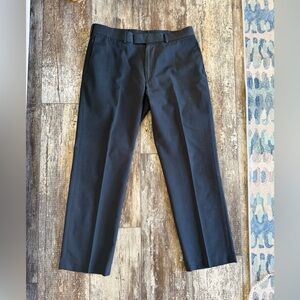 2 for $20: Perry Ellis Portfolio dark blue / gray dress pants slacks 33 x 30
